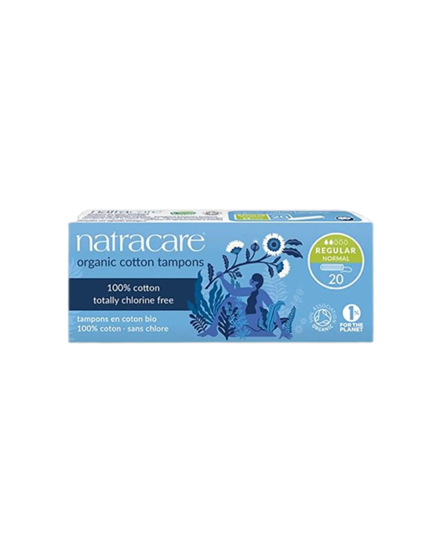 Natracare Tampons Katoen Regular (20st)