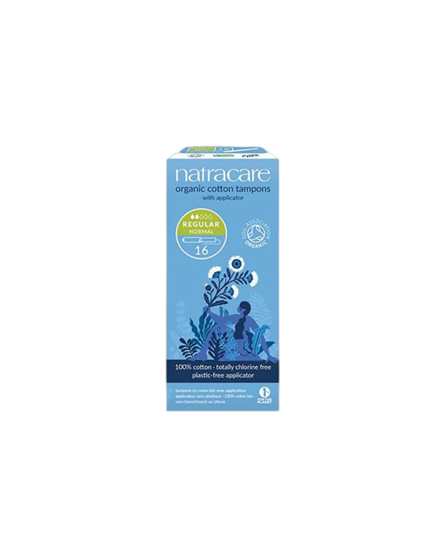 Natracare Tampons Katoen Regular Met Applicator (16st)