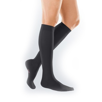 [002580] Mediven Elegance Kniekous Zwart Gesloten Teen CCL1
