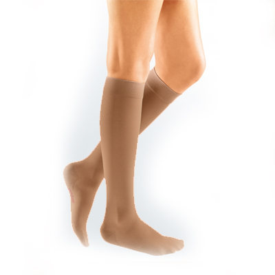 [002581] Mediven Elegance Kniekous Caramel Gesloten Teen CCL1