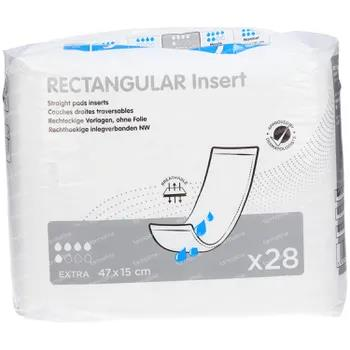 [003596] Rectangular Insert Mini 36cm x 11cm zonder plastiek (28st)