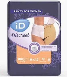 ID Discreet Pants Normal M  (12st) *ENKEL OP BESTELLING PER KARTON*