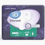 ID Discreet Light Super (10st) *ENKEL OP BESTELLING PER KARTON*