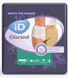 ID Discreet Pants wit Super M (12st) *ENKEL OP BESTELLING PER KARTON*
