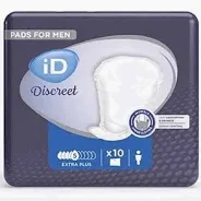 ID Discreet Light for men Extra Plus (10st) *ENKEL OP BESTELLING PER KARTON*