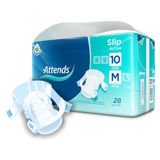 Attends Slip Active Medium (10 druppels) (4x28st)