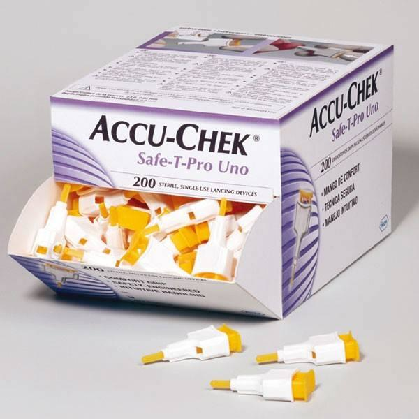 [001830-200ST] Accu-Chek Safe T-Pro Uno