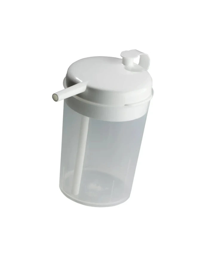 [000052] Drinkbeker Novo Cup Met Deksel + 3 Extra Teutjes