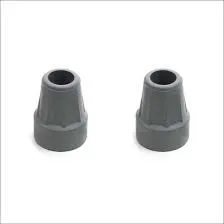 [000054] Rubberdoppen Kruk/Wandelstok - Grijs (19mm)