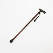 Wandelstok Plooibaar Houten Handvat Walnoot