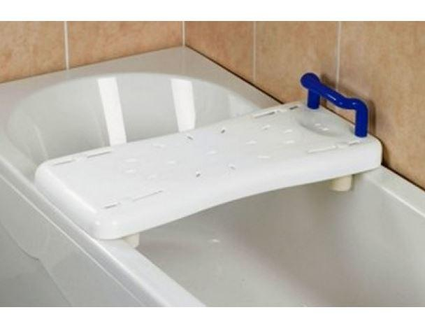 [000118] Badplank Days Met Blauwe Handgreep (71x32cm)