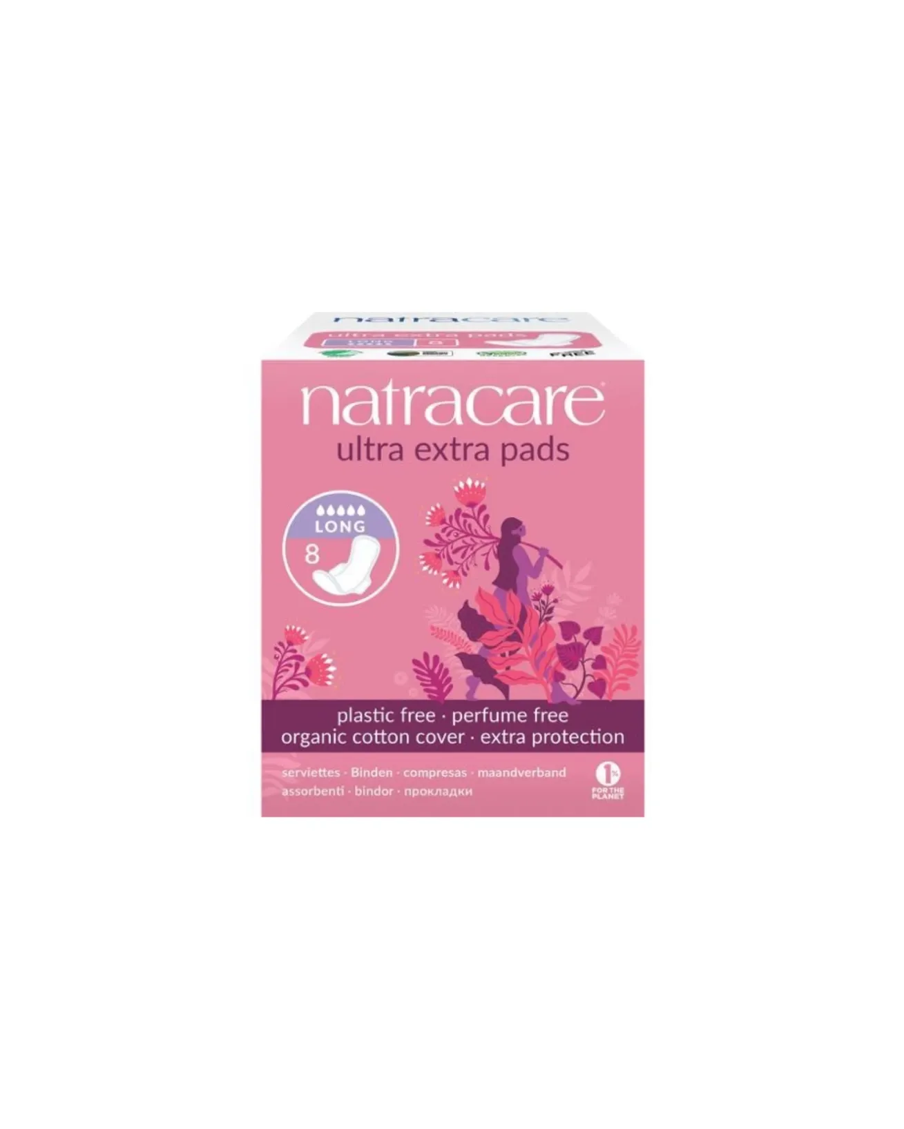 Natracare Maandverband Ulltra Extra Lang + Vleugels