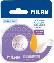 [005296] Milan Plakband Transparant 19mmx33mm met afRoller