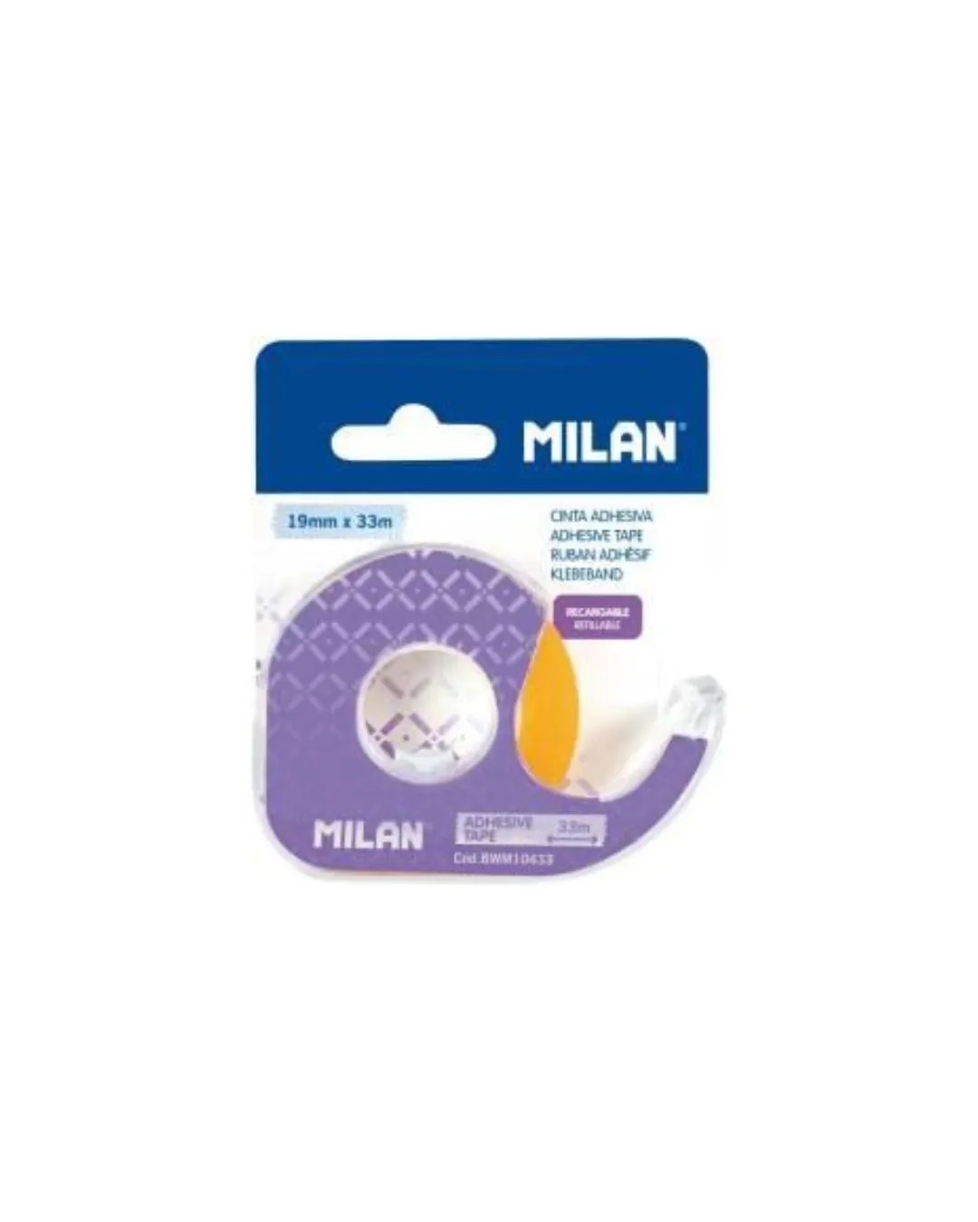 [005296] Milan Plakband Transparant Met Afroller