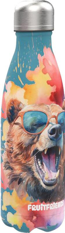 [56007265] Lunch Buddies Waterfles RVS  "Animals"