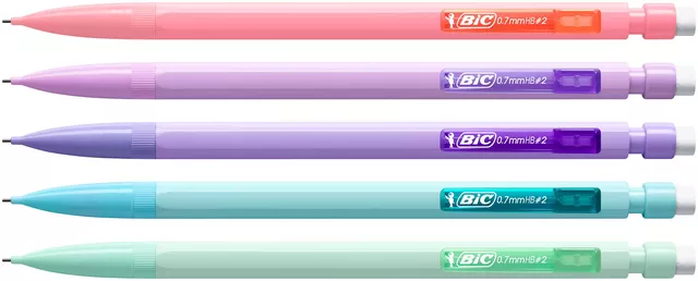 [15510996] Bic vulpotlood pastel met gomtop