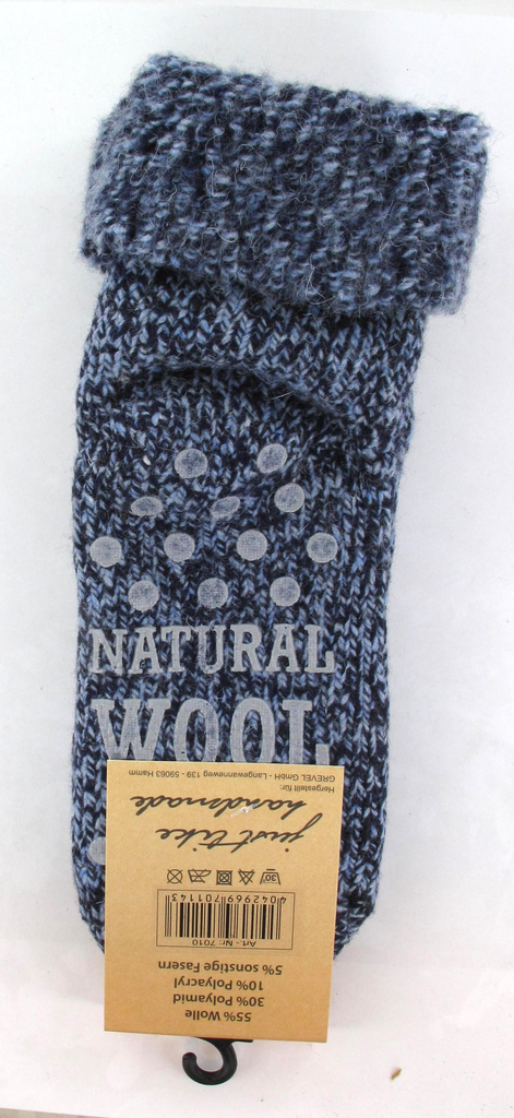 [7010B63] Huissokken antislip donkerblauw