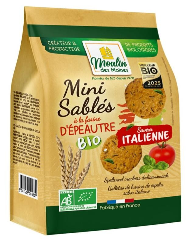 MDM Speltmeel Crackers Italiaans 125gr