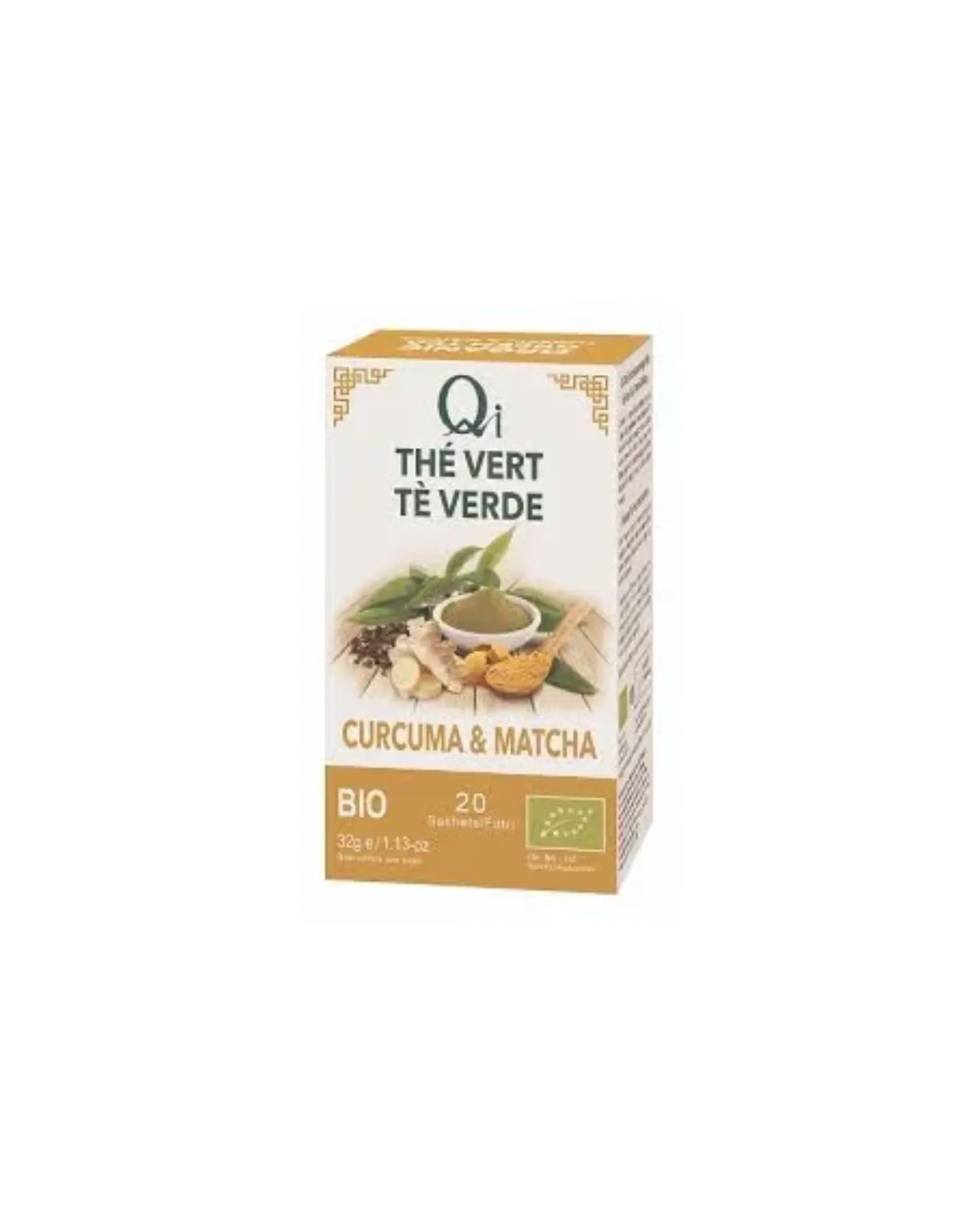 [190043] Qi green tea (Curcuma & Matcha)