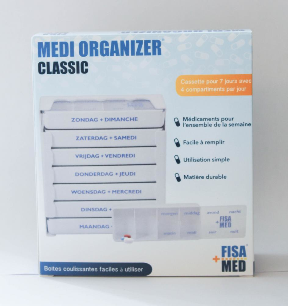 [001803] Pillendoos Week Medi Organizer Classic (WIT)