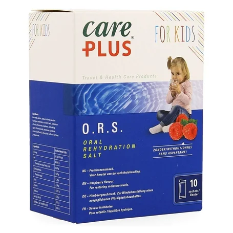 [001818] Care Plus O.R.S. - Kids Frambozensmaak (10 x 5,3g)