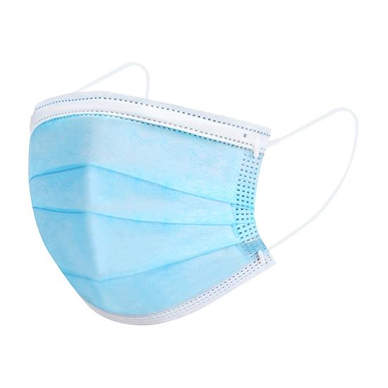 [14683] Chirurgisch Mondmasker (50st) Blauw