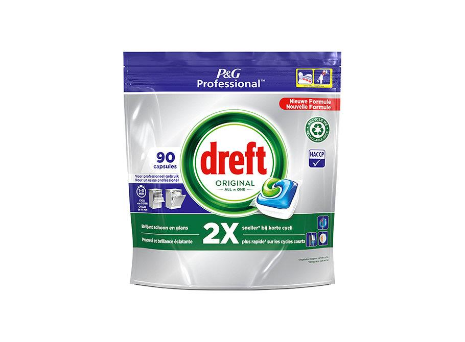 [1009000070] Dreft Prof Vaatwastabletten Original 90 Stuks