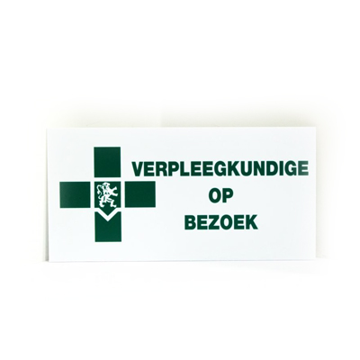 [001869] Dashboardplaatje Verpleegkundige Op Bezoek