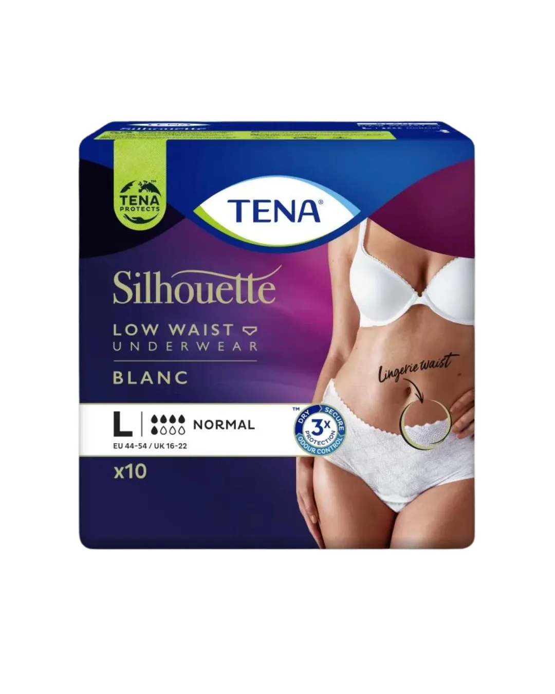 Tena Silhouette Normal Blanc Lage Taille