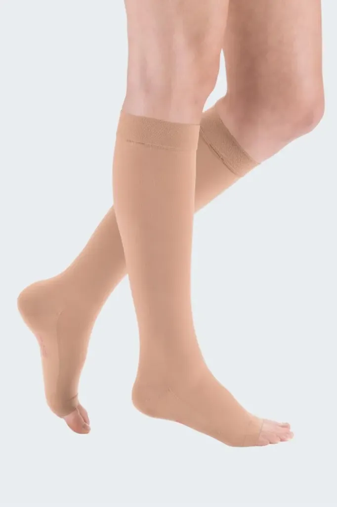 [Y640101000] Mediven Cotton Kniekous Caramel Open Teen CCL2 (I)