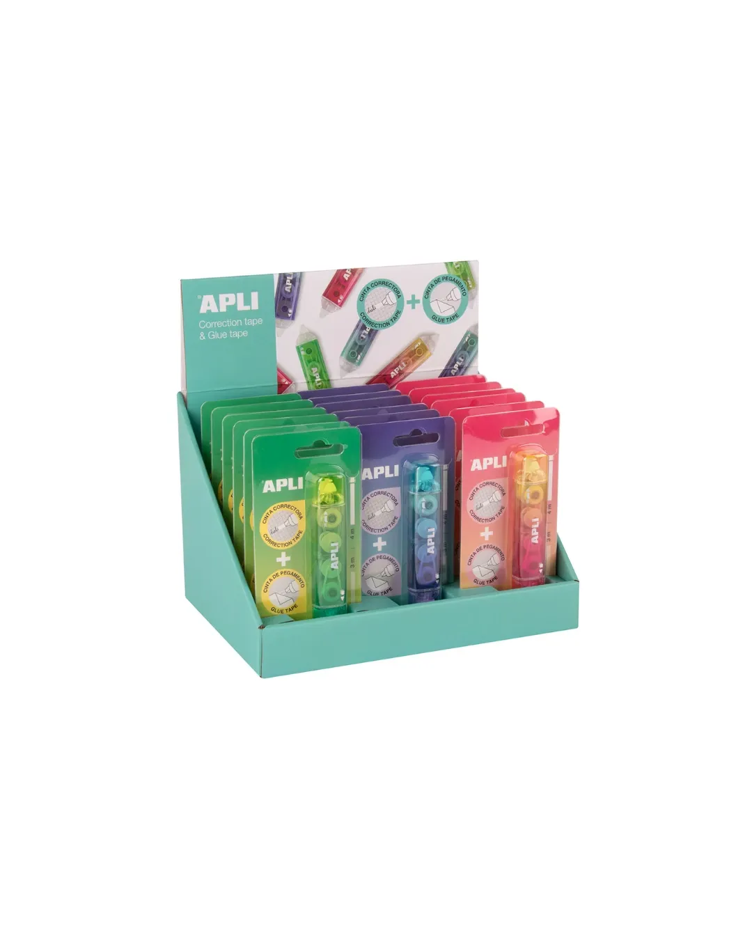 [0402007] Apli 2 in 1 Correctieroller & Lijmroller (Paars)