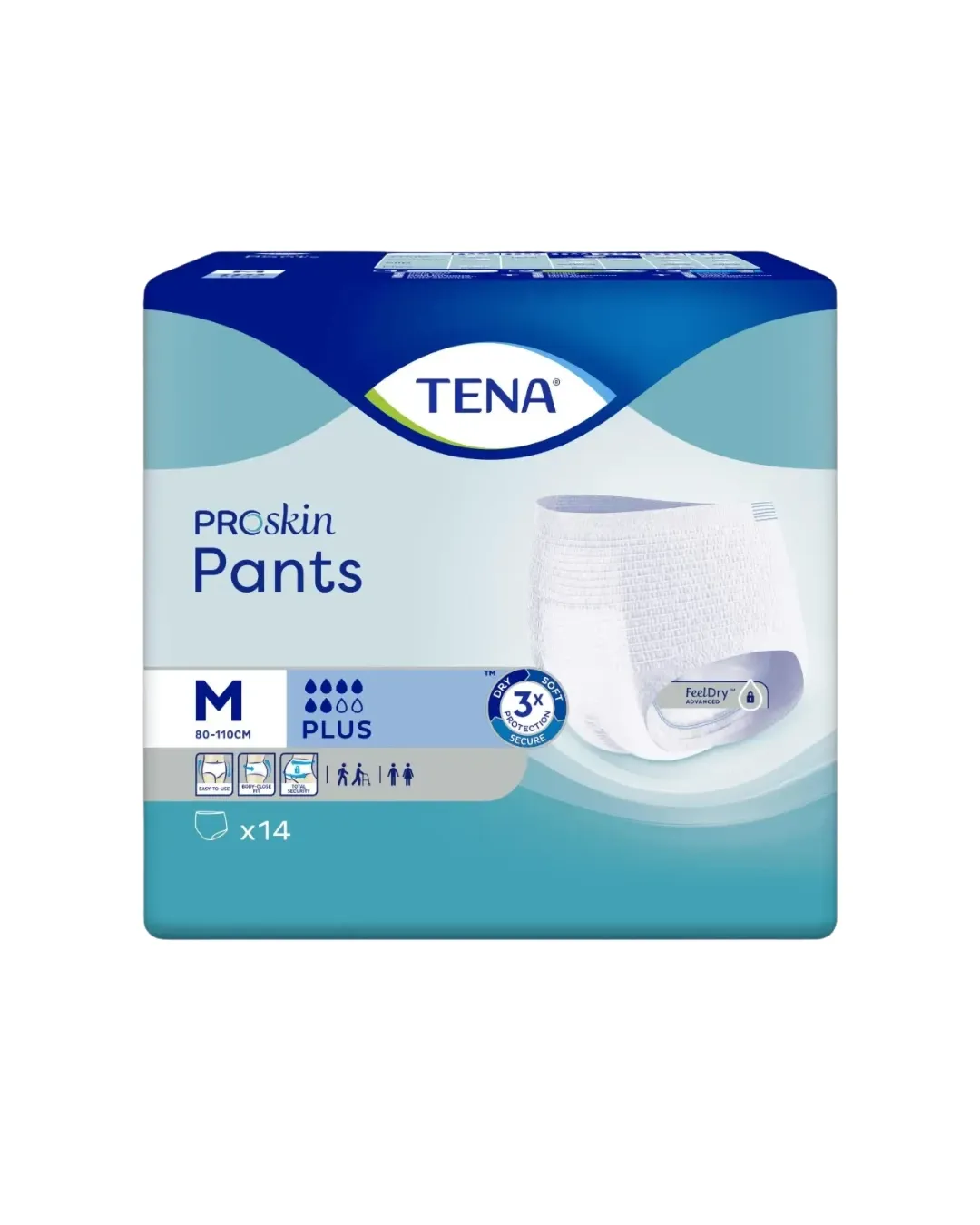 (M) Tena Proskin Pants Plus - Medium (14 stuks)