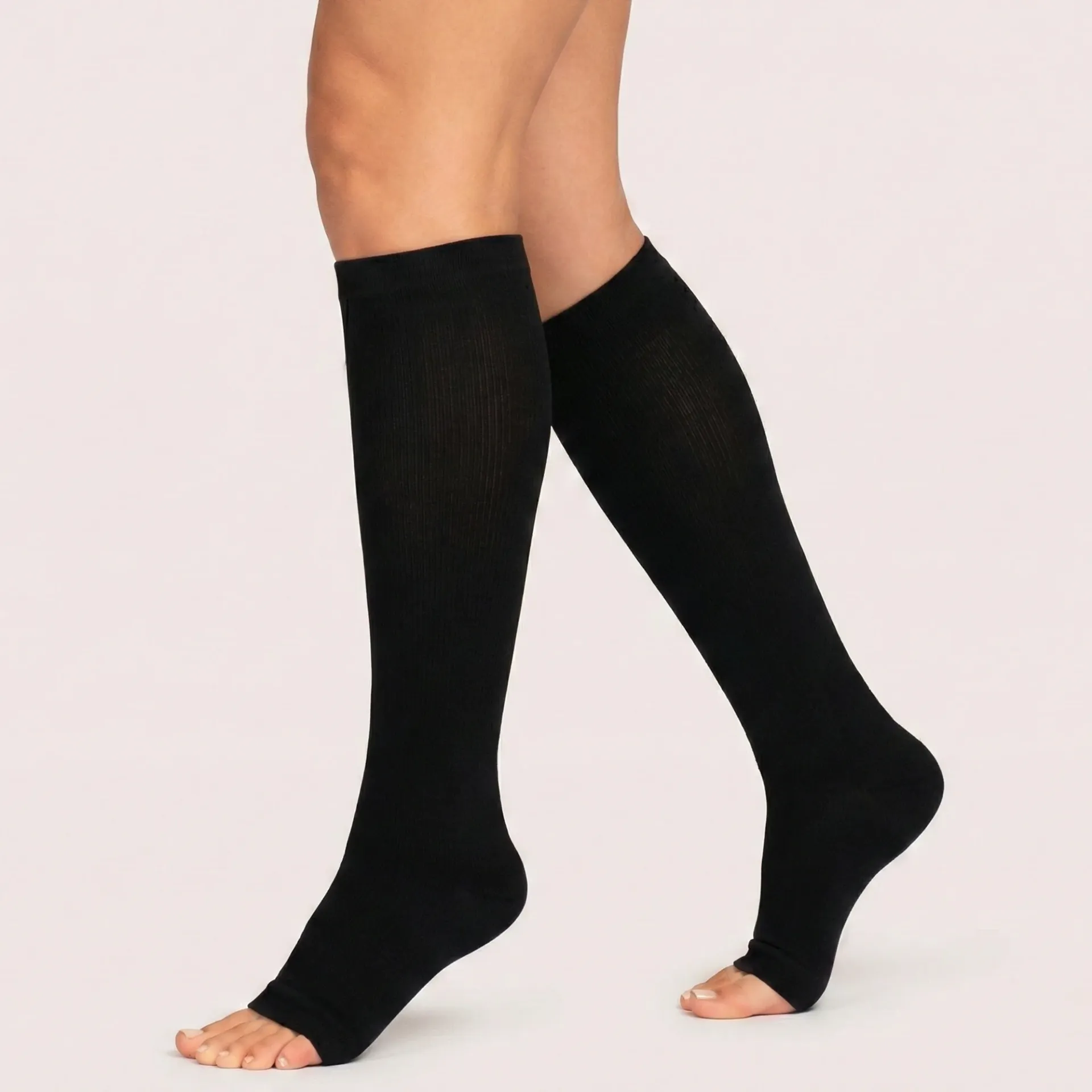 Mediven Elegance Kniekous zwart Gesloten Teen CCL1