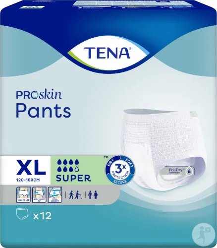 [003484-XL] Tena Proskin Pants Super - Extra Large (12 stuks)