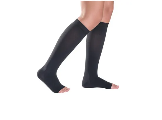 Mediven Elegance Kniekous Zwart Open Teen CCL2