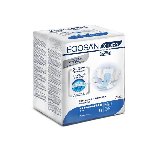 (XL) Egosan Slip X-DRY - Extra Large (8 stuks)