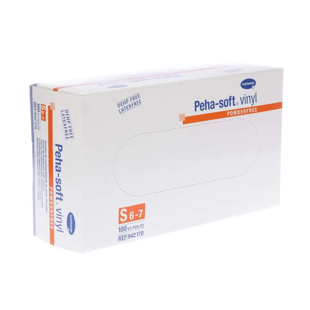 [000208-S] Handschoenen Peha-Soft Vinyl Poedervrij (100st) (S)