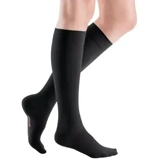 Mediven Elegance Kniekous Zwart Gesloten Teen CCL2