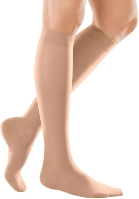 Mediven Elegance Kniekous Caramel Gesloten Teen CCL2
