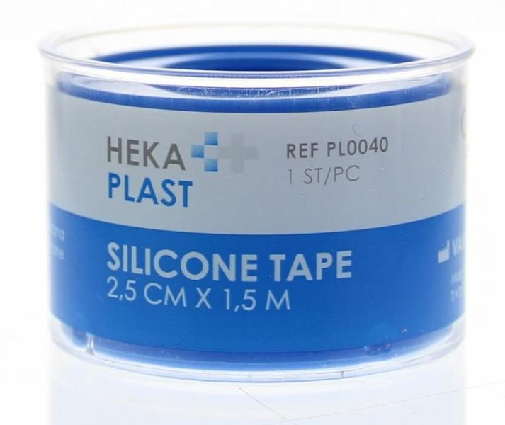[PL0040] Heka Plast  Silicone tape (2,5 cm x 1,5 m)
