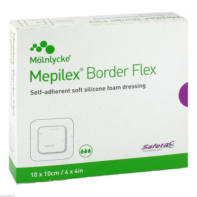 [001089-10C10C] Mepilex Border Flex (10 x 10 cm)