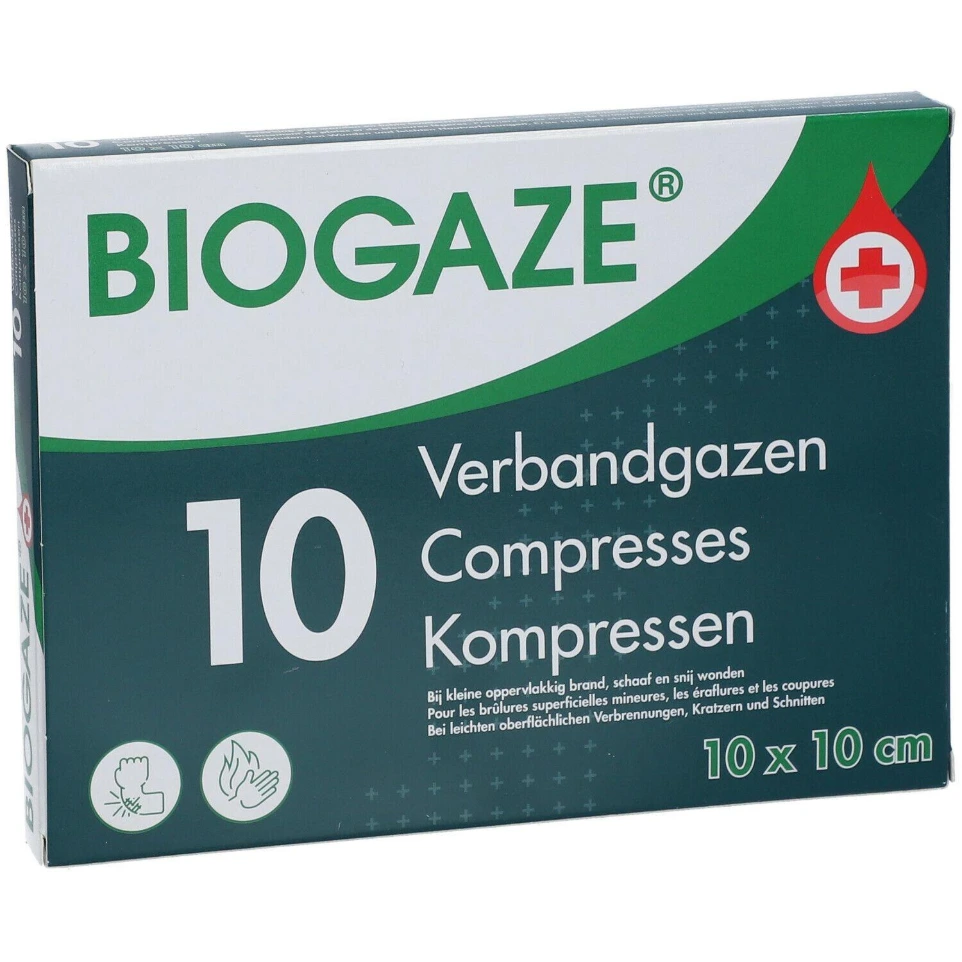 [005152] Biogaze Verbandgaas (10 x 10 cm)
