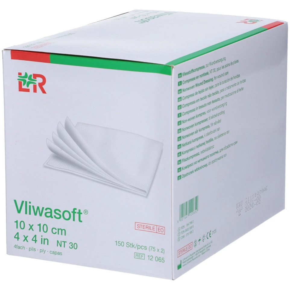 [12098] Vliwasoft splitkompres steriel (10x10cm)
