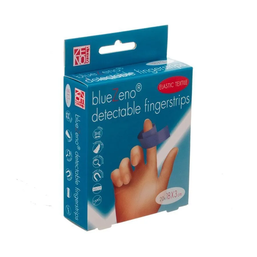 [3311-958] BlueZeno Vingerpleister Textiel (18 x 3 cm)
