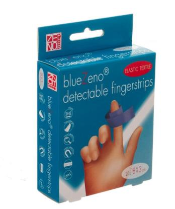 BlueZeno Vingerpleister Textiel 18c3cm (20st)