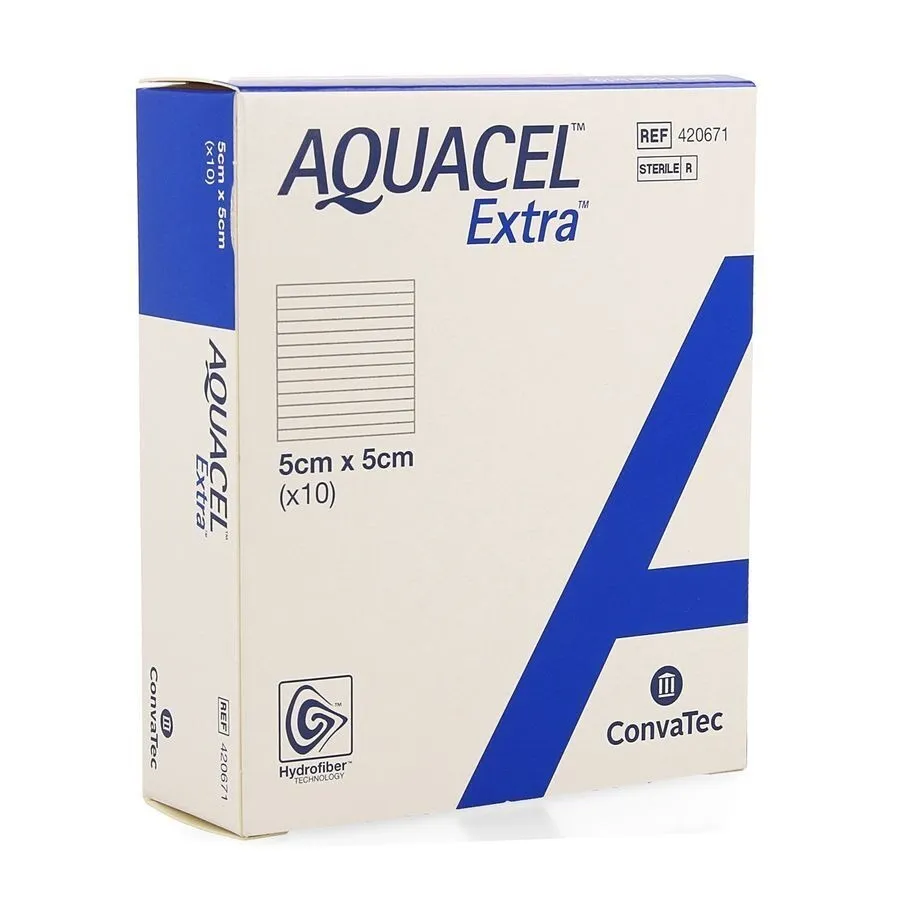 [3030639] Aquacel Hydrofiber Extra (5 x 5 cm)