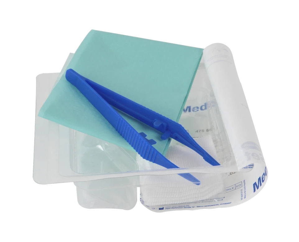 Set 4 Veld/Kompressen/Pincet H/B