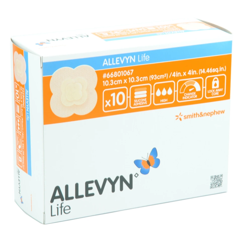 [001538-7,5C7,5C] Allevyn Gentle Border Lite (7.5 x 7.5 cm)