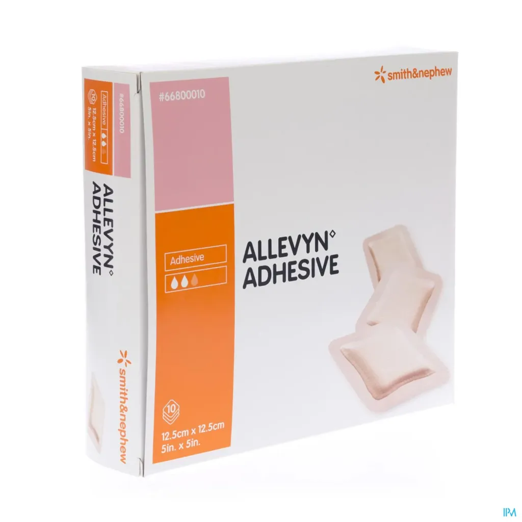 [001536-12,5C12,] Allevyn Adhesive (12,5 x 12,5 cm)