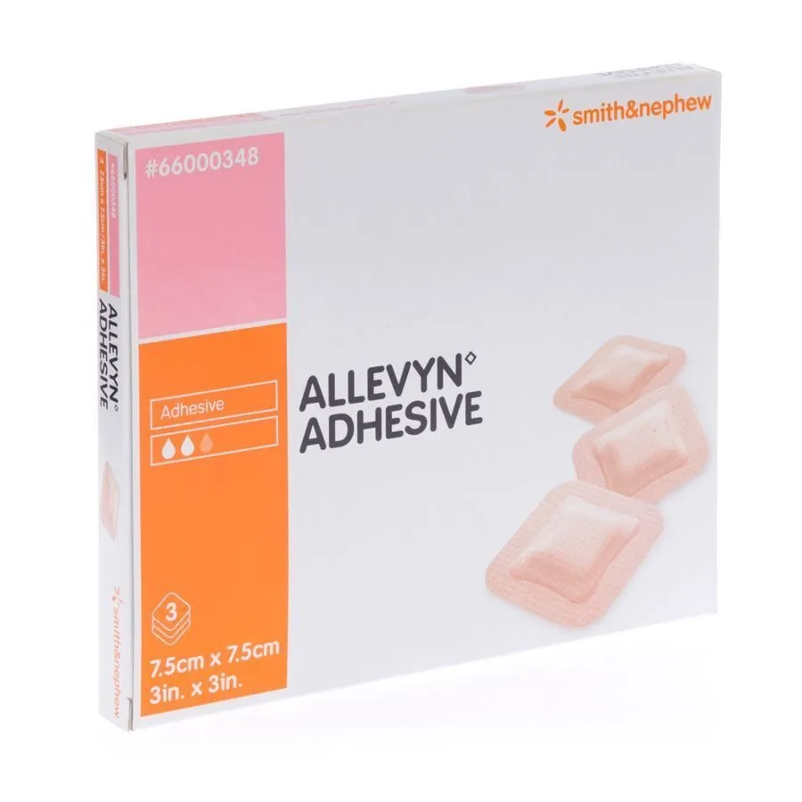 [001536-7,5C7,5C] Allevyn Adhesive (7,5 x 7,5 cm)